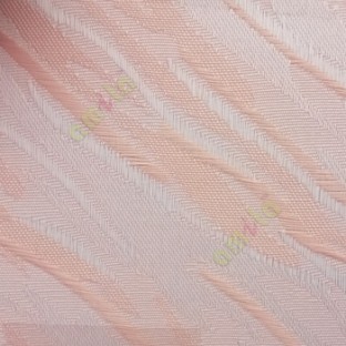 Dark peach white color texture design water flowing pattern texture surface embossed pattern embroidery design vertical blind